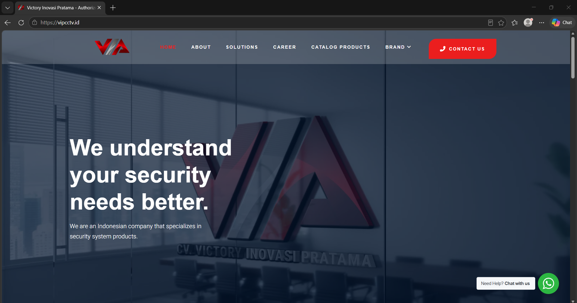 Proyek Pengembangan Website VIP CCTV